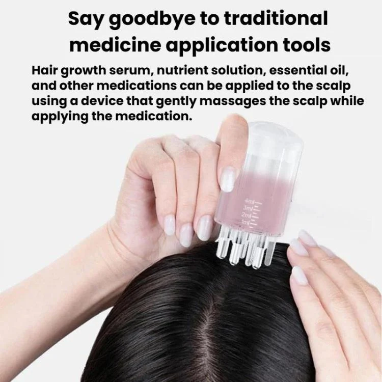 Scalp Roller Massage Medicine Applicator Essential Oil Applicator(Grey) - Image 6