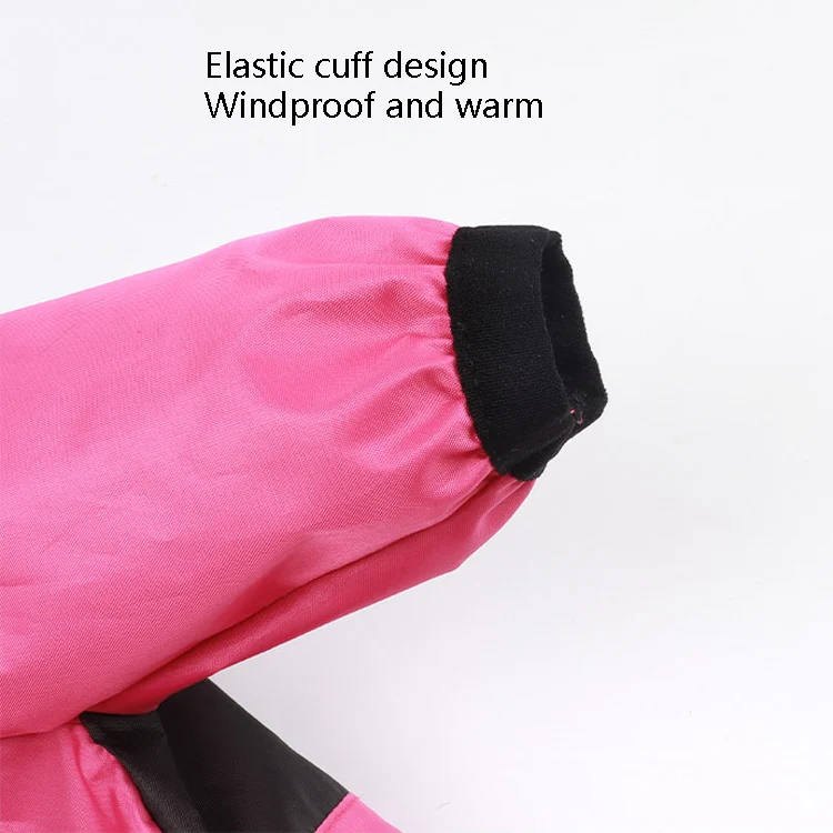 Seasons Universal Raincoat For Dogs Four-Legged Clothing Transparent PU Waterproof Clothing, Size: XXXXL(Rose Red) - Image 8