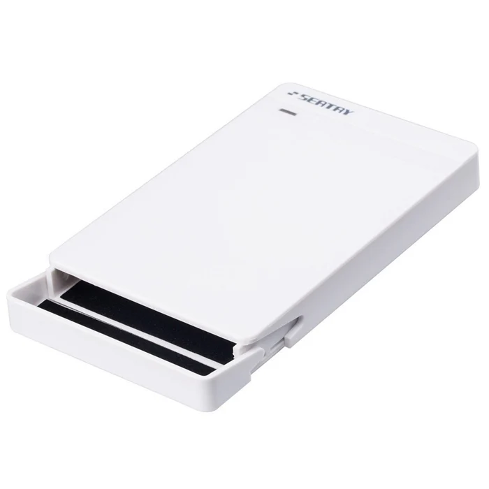 SEATAY HD213 Tool Free Screwless SATA 2.5 inch USB 3.0 Interface HDD Enclosure, The Maximum Support Capacity: 2TB(White) - Image 2