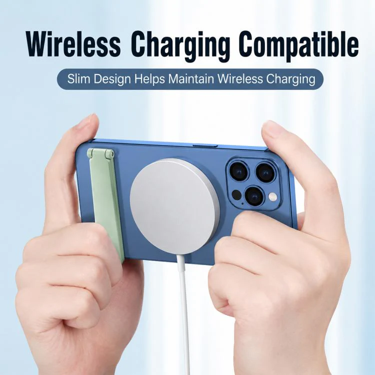Self-adhesive Ultra Thin Foldable Mobile Phone Holder(Green) - Image 9