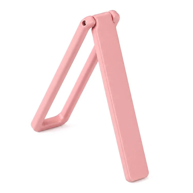 Self-adhesive Ultra Thin Foldable Mobile Phone Holder(Pink)