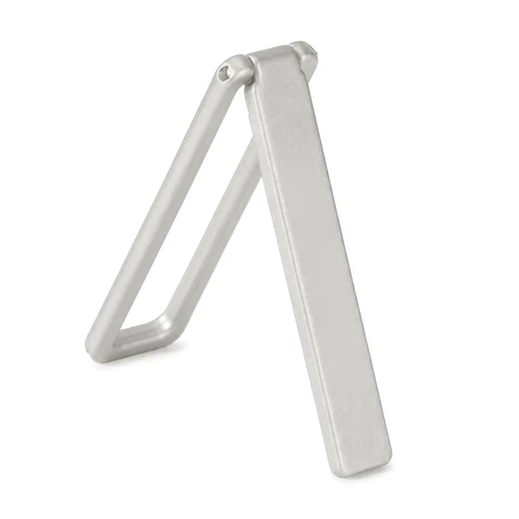 Self-adhesive Ultra Thin Foldable Mobile Phone Holder(Silver)