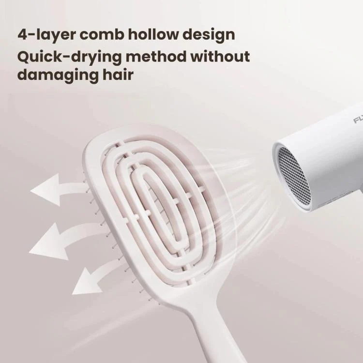 Self-Cleaning Airbag Comb With High-Top Volume Massage Function(Green) - Image 4