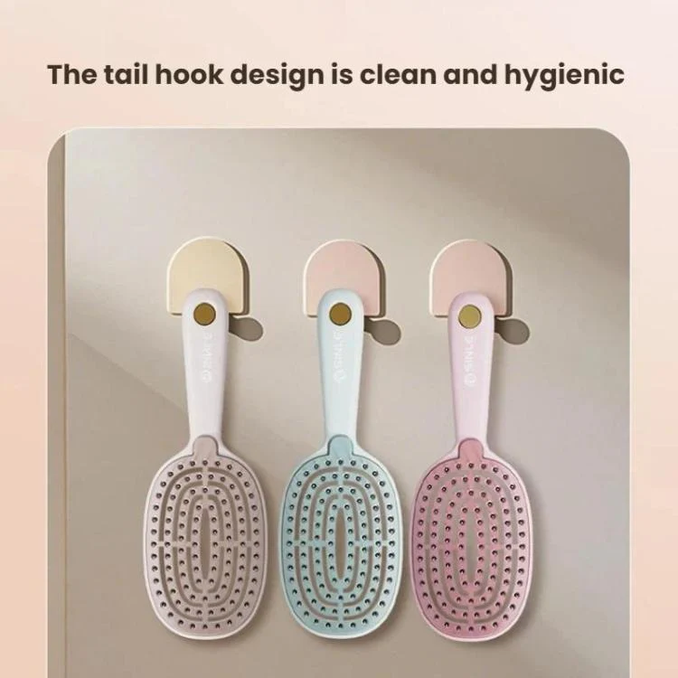 Self-Cleaning Airbag Comb With High-Top Volume Massage Function(Green) - Image 7