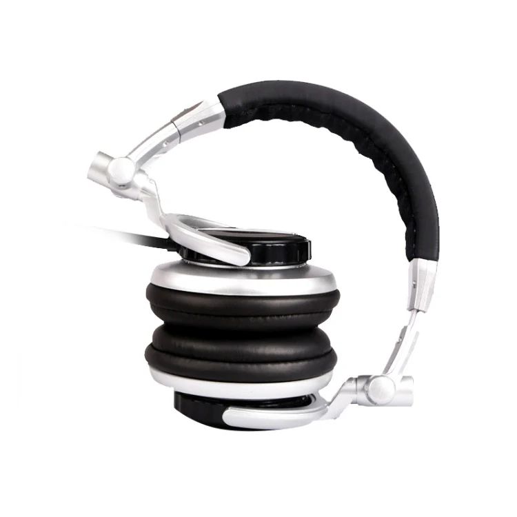SENICC ST-80 Head-mounted HIFI Headset Spring Line Headset(Silver) - Image 2