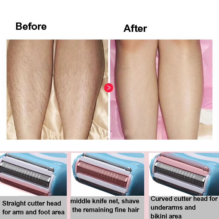 SG-662 Female Electric Epilator Rechargeable Hair Removal for The Private Parts of The Armpit - Image 4
