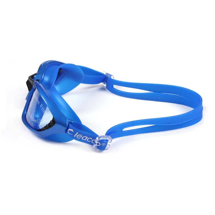 SG9017 Waterproof and Anti-fog Adult High-definition Large Frame Swimming Goggles for Men and Women(Blue) - Image 2