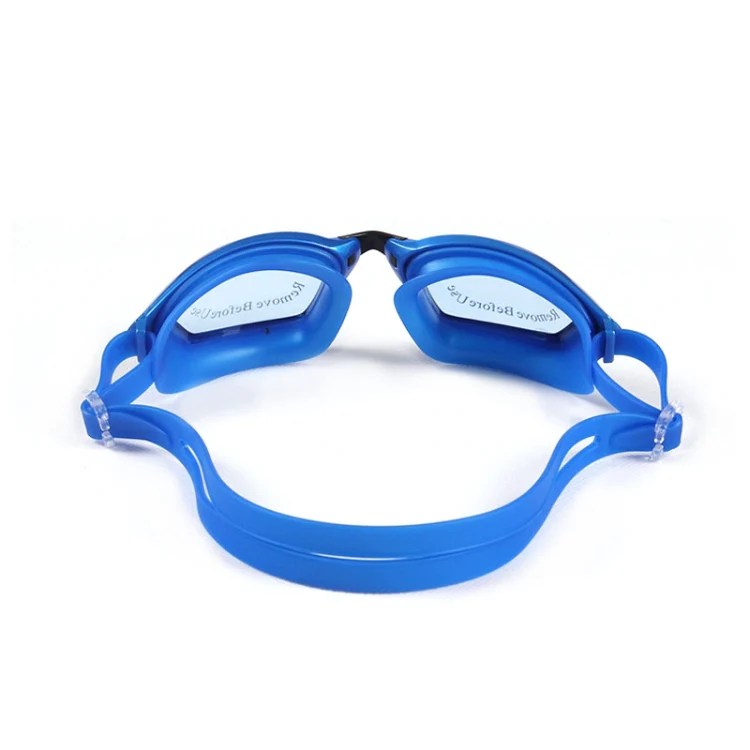 SG9017 Waterproof and Anti-fog Adult High-definition Large Frame Swimming Goggles for Men and Women(Blue) - Image 3