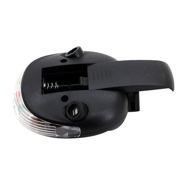 Shell Shape Bicycle Safety Rear Warning Tail Light with 2 Laser Beams and Colorful Lights - Image 5