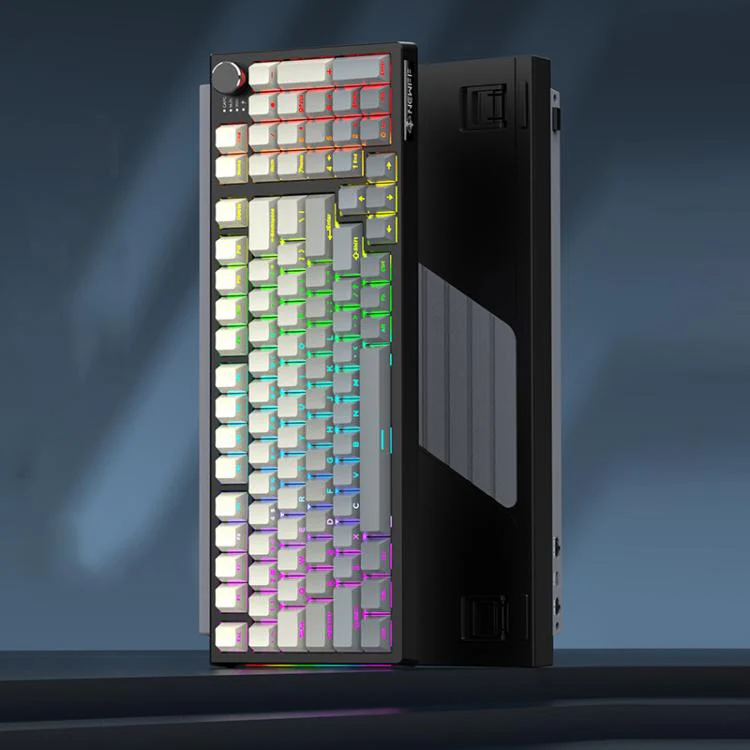 SHIPADOO JK980 Blue Switch RGB 98 Keys Three Modes Mechanical Keyboard(Midnight Sun) - Image 2