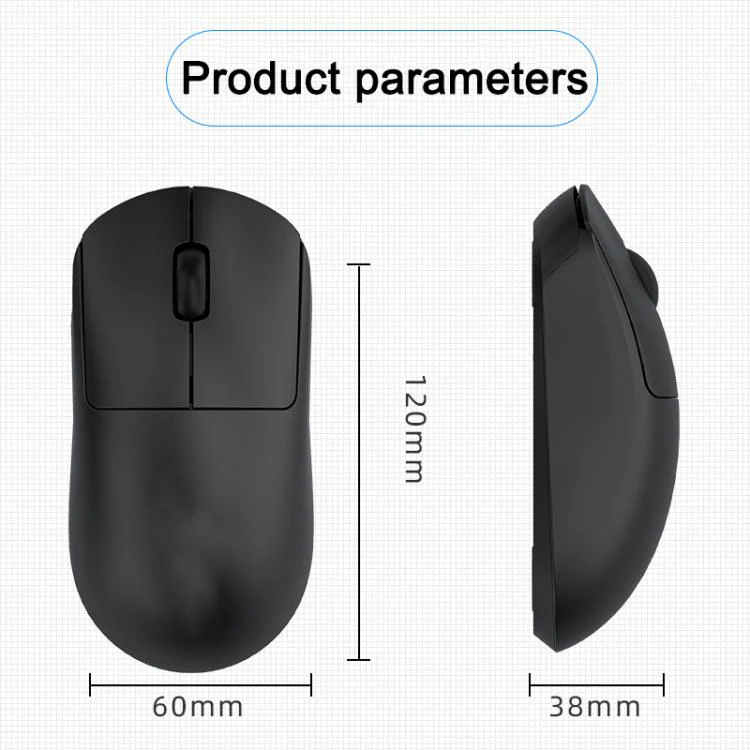 SHIPADOO W200 Office And Gaming 2.4G Wireless Mouse(Black) - Image 8