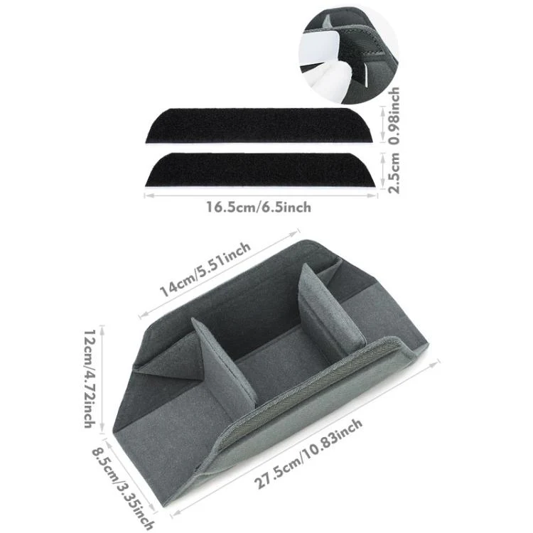Shockproof DSLR Camera Bag Polyester Thickened Insert Organizer(Black) - Image 3