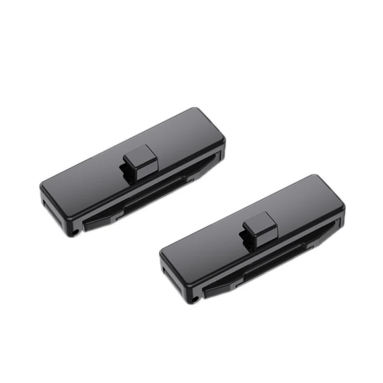 SHUNWEI 1pair Car Safety Belt Limiter Anti-Stranglehold Clip(Black)