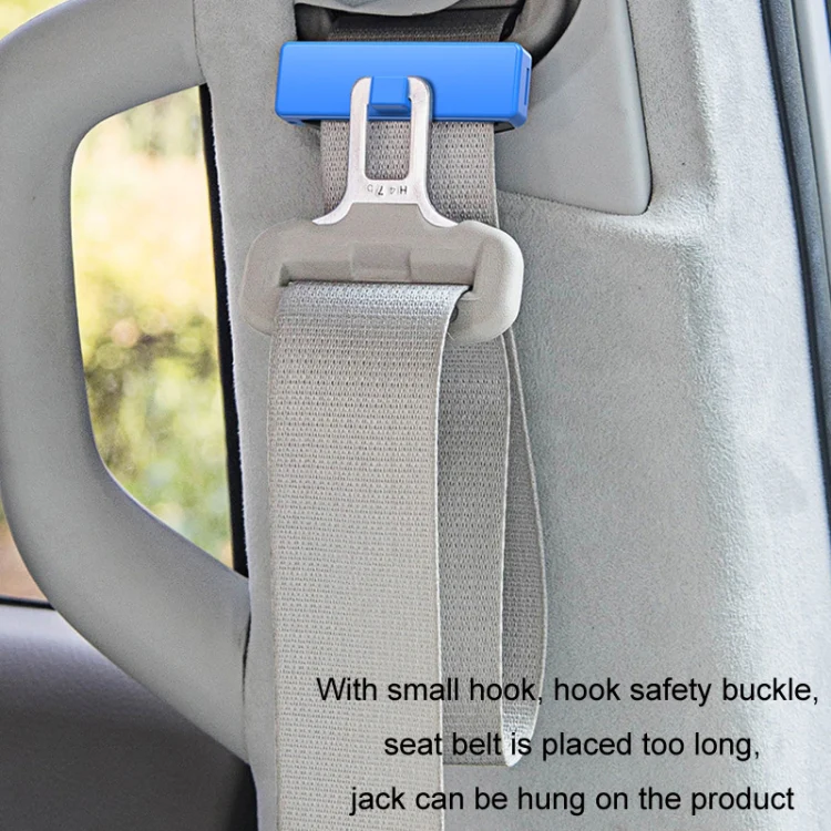 SHUNWEI 1pair Car Safety Belt Limiter Anti-Stranglehold Clip(Blue) - Image 5