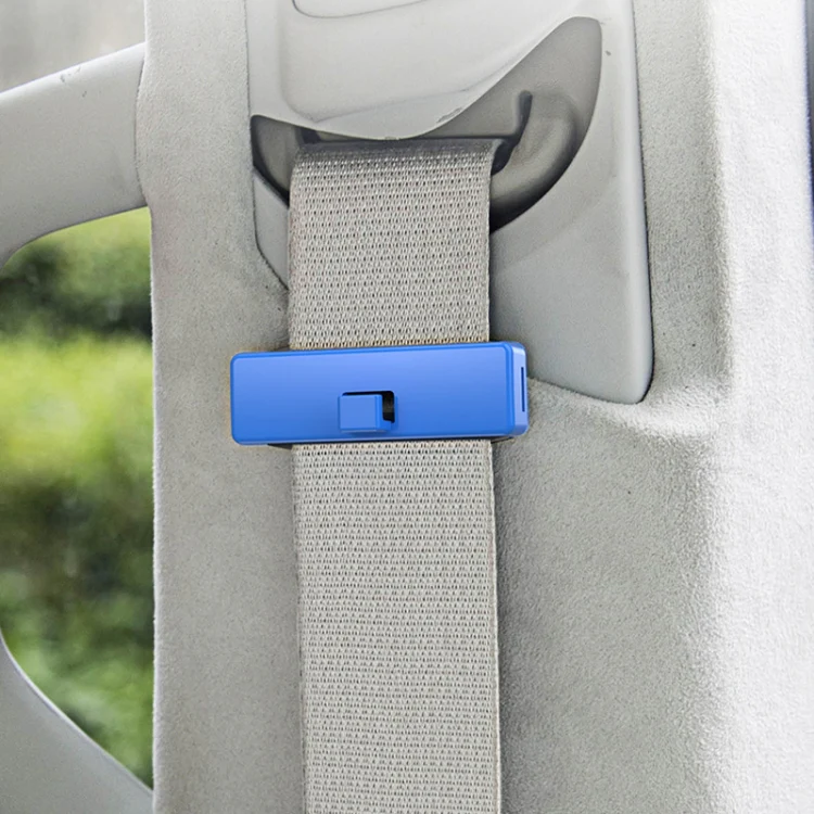 SHUNWEI 1pair Car Safety Belt Limiter Anti-Stranglehold Clip(Blue) - Image 9