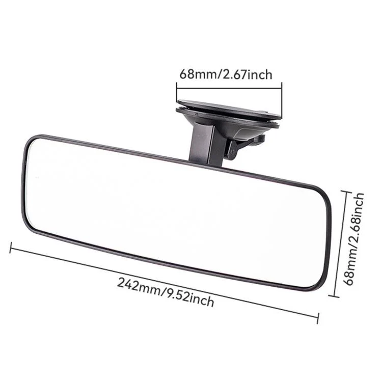 SHUNWEI Adjustable Suction Cup Wide-angle Reversing Mirror - Image 3