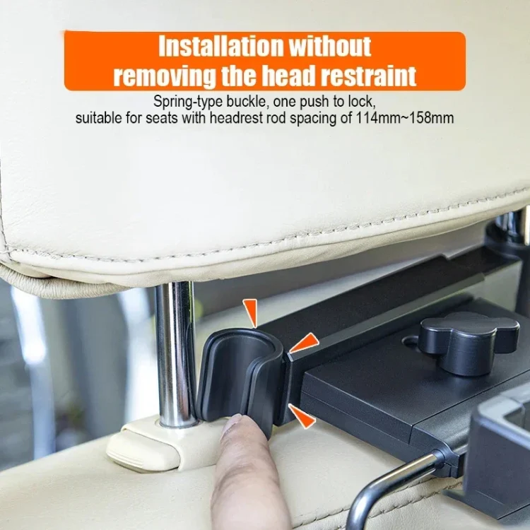 SHUNWEI Car Dining Table Rear Foldable Storage Rack Computer Stand, SD-1504D - Image 10