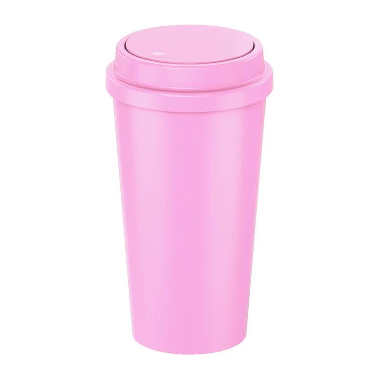 SHUNWEI Portable Round Car Water Cup Holder Miscellaneous Item Storage Box(Pink) - Image 2