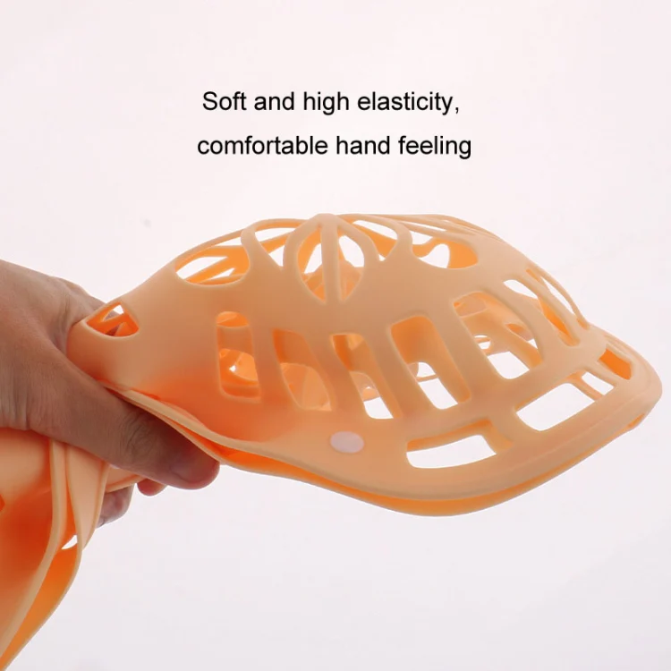 Silicone Bra Laundry Bag Anti-Distortion Filter Washing Protective Bag For Washing Machine(Beige) - Image 5