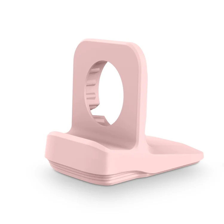 Silicone Charging Holder for Apple Watch(Pink) - Image 3