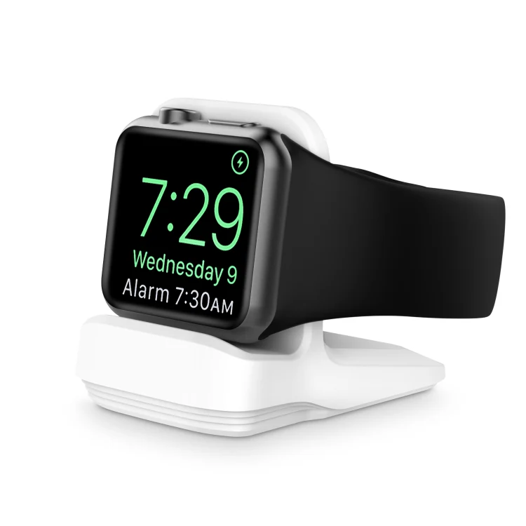 Silicone Charging Holder for Apple Watch(White) - Image 2