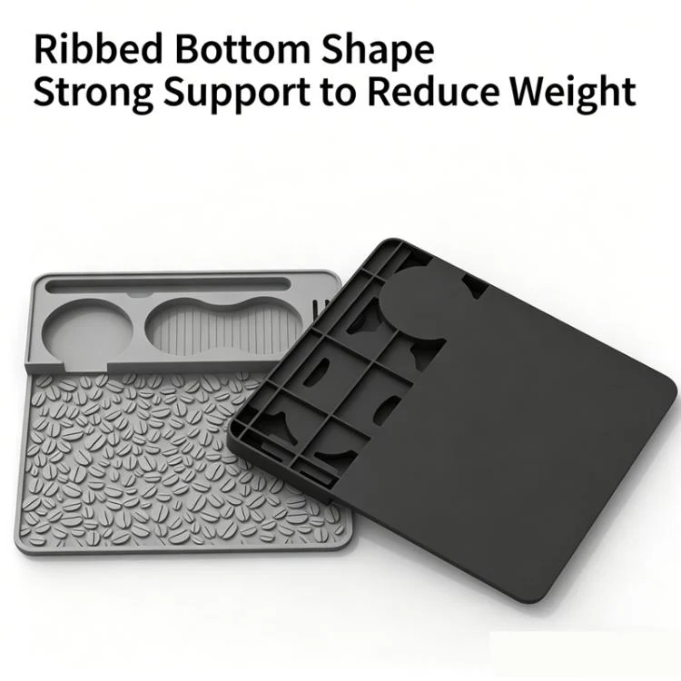 Silicone Espresso Tamping Mat Multi-Function Coffee Tamper Holder Station Non-Slip Espresso Bar Mat(Coffee) - Image 5