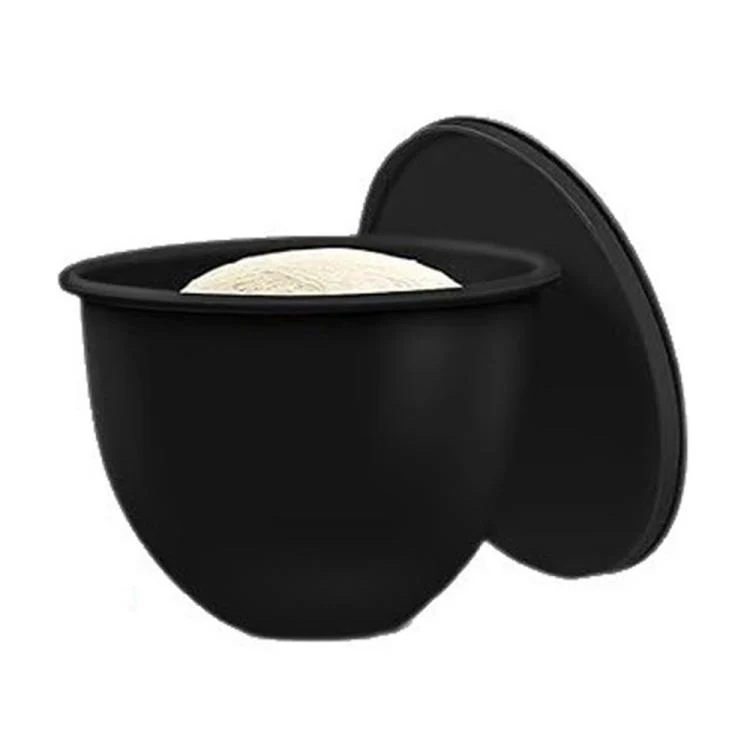 Silicone Lining With Lid For KitchenAid Tilt-Head 5-Quart Stainless Steel Mixing Bowl Replacement(Black)