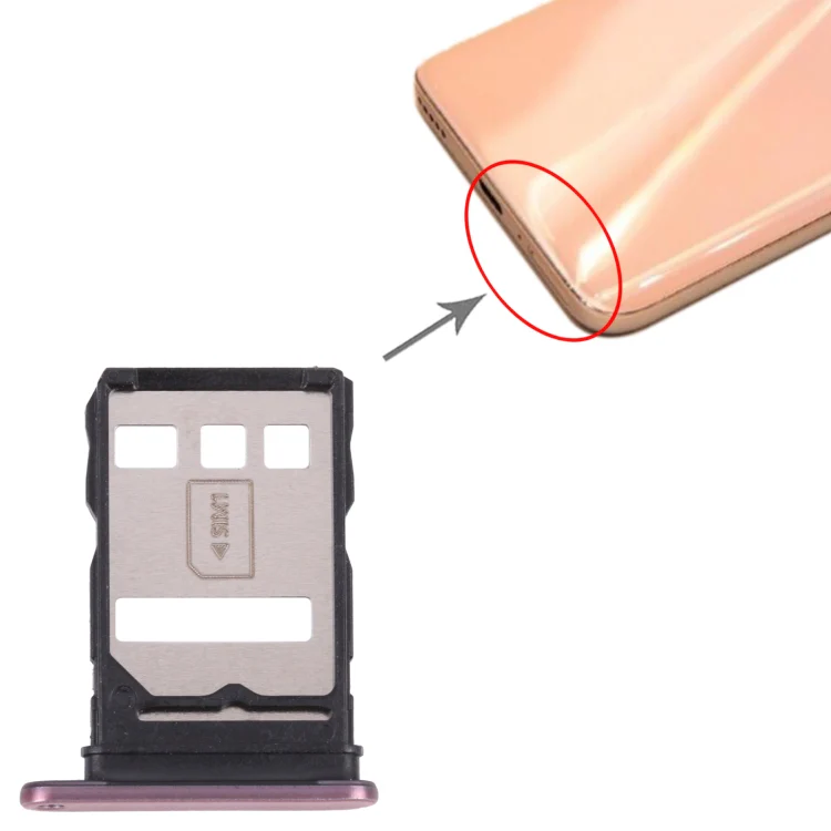 SIM Card Tray for Honor X20 SE(Pink) - Image 4
