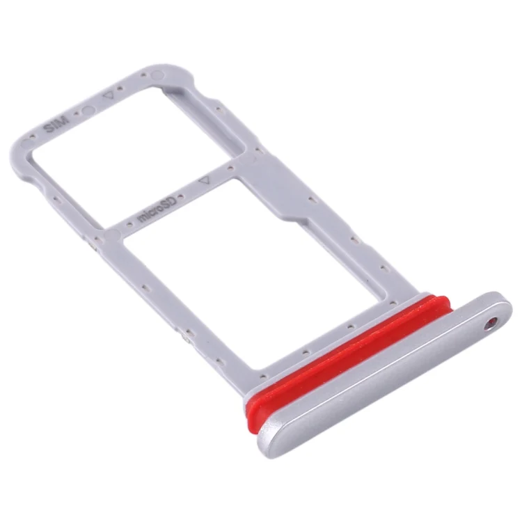 SIM Card Tray + Micro SD Card Tray for Huawei Honor Waterplay (Silver) - Image 3