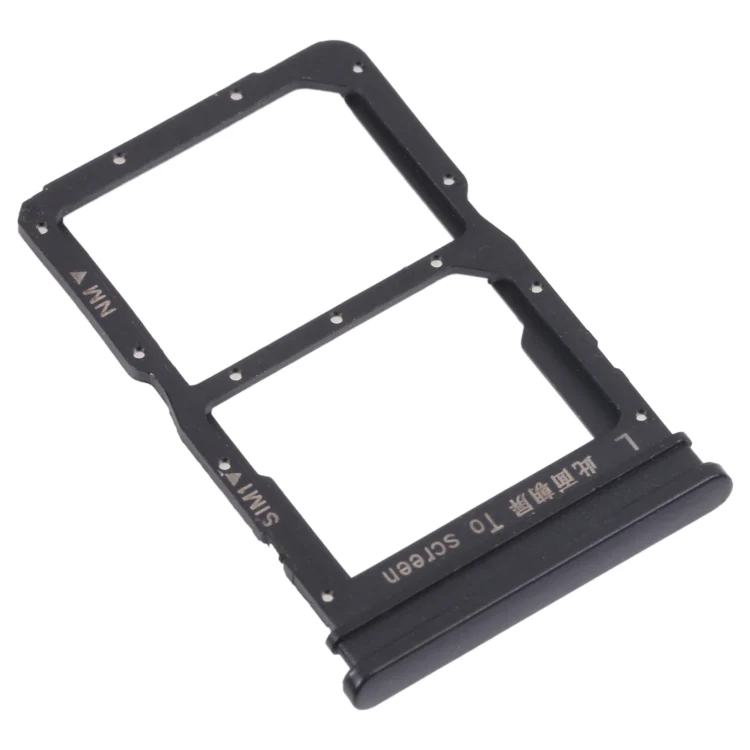 SIM Card Tray + NM Card Tray for Honor 30i (Black) - Image 2
