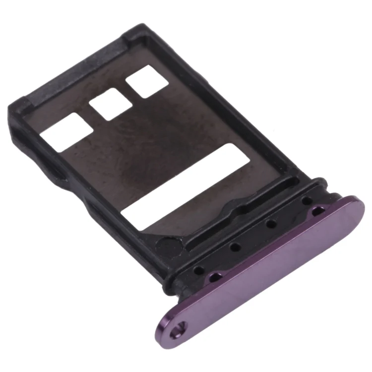 SIM Card Tray + NM Card Tray for Huawei Mate 30E Pro 5G (Dark Purple) - Image 2