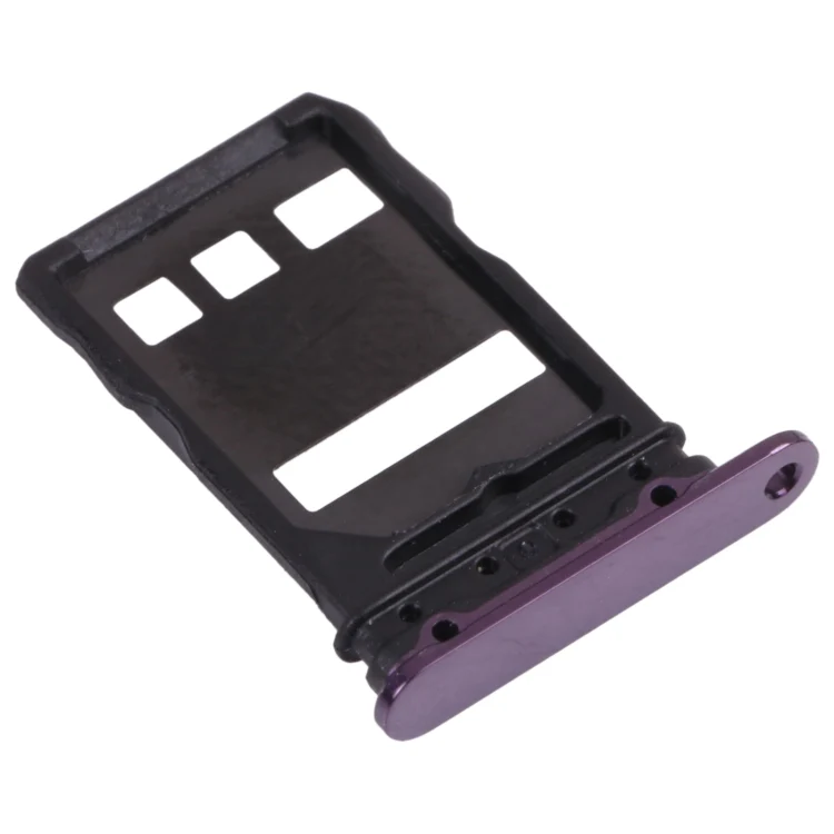 SIM Card Tray + NM Card Tray for Huawei Mate 30E Pro 5G (Dark Purple) - Image 3
