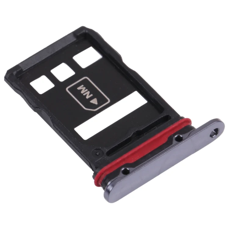 SIM Card Tray + NM Card Tray for Huawei Mate 40 Pro+(Black) - Image 3