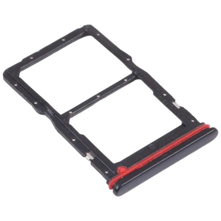 SIM Card Tray + NM Card Tray for Huawei nova 7 SE 5G Youth (Black) - Image 3