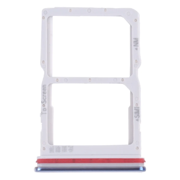 SIM Card Tray + NM Card Tray for Huawei nova 7 SE 5G Youth (Blue)