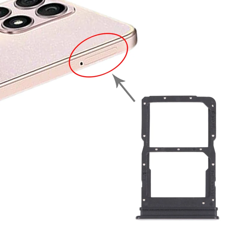 SIM Card Tray + SIM Card Tray for Honor X30i(Black) - Image 4