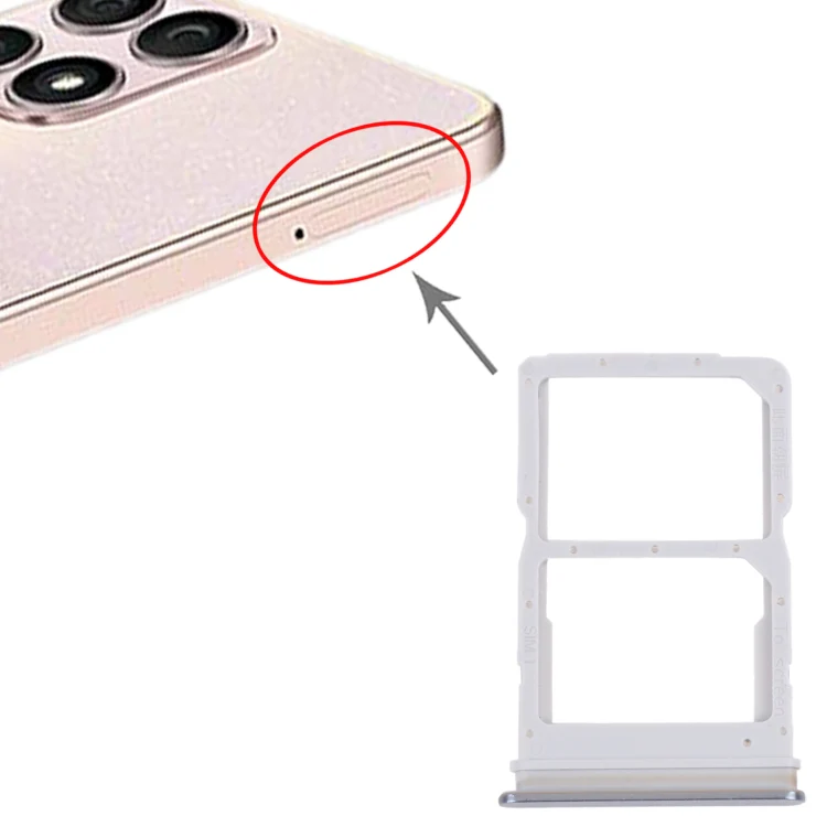 SIM Card Tray + SIM Card Tray for Honor X30i(Silver) - Image 4