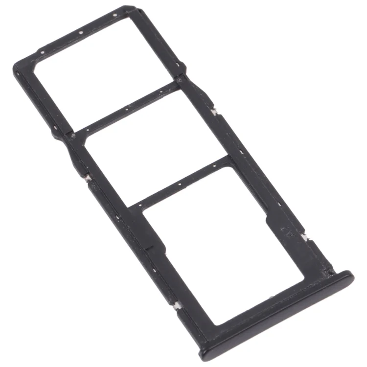SIM Card Tray + SIM Card Tray + Micro SD Card Tray for Honor 7C (Black) - Image 3