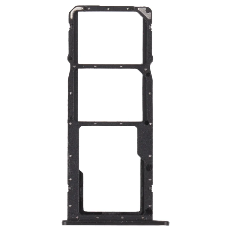 SIM Card Tray + SIM Card Tray + Micro SD Card Tray for Honor 8A 2020 (Black)