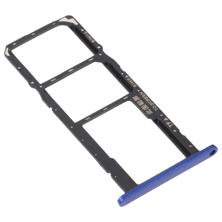 SIM Card Tray + SIM Card Tray + Micro SD Card Tray for Honor 8S 2020 (Blue) - Image 2
