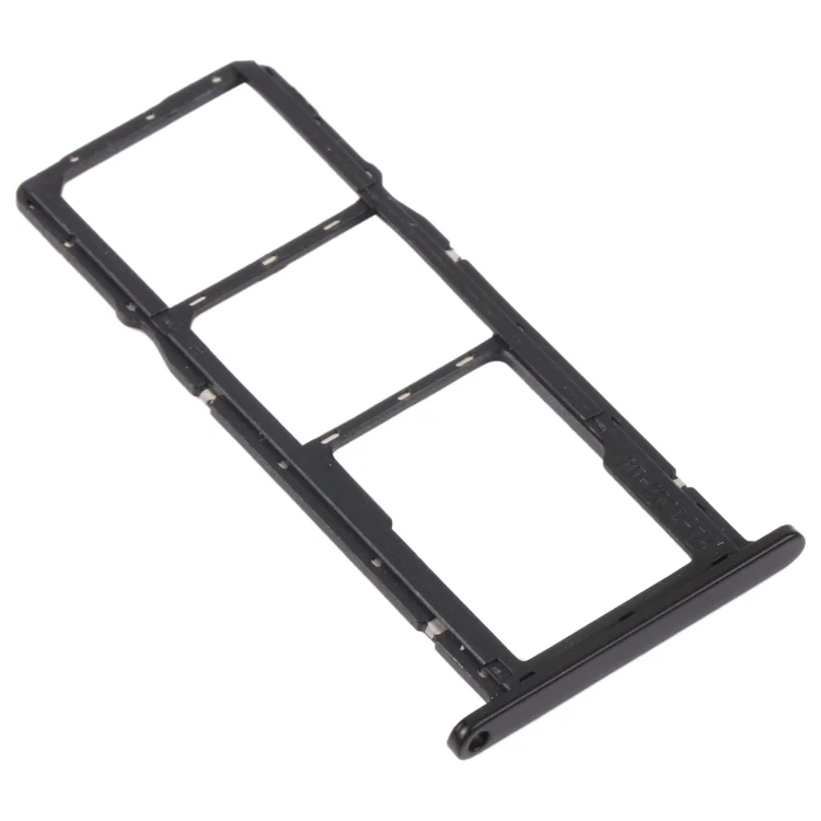SIM Card Tray + SIM Card Tray + Micro SD Card Tray for Honor 8S (Black) - Image 3