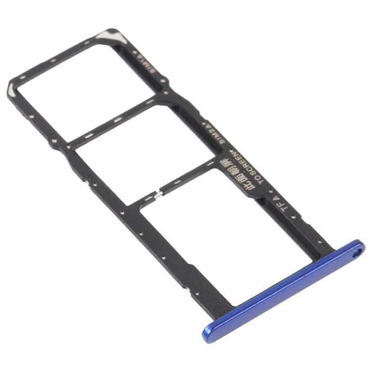 SIM Card Tray + SIM Card Tray + Micro SD Card Tray for Honor 8S (Blue) - Image 2