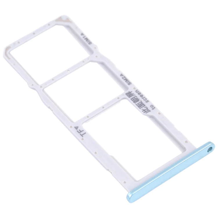 SIM Card Tray + SIM Card Tray + Micro SD Card Tray for Honor 9A(Blue) - Image 2