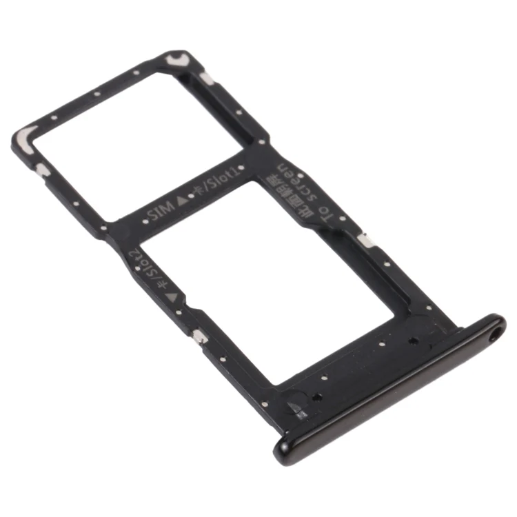 SIM Card Tray + SIM Card Tray / Micro SD Card Tray for Honor 9S (Black) - Image 2