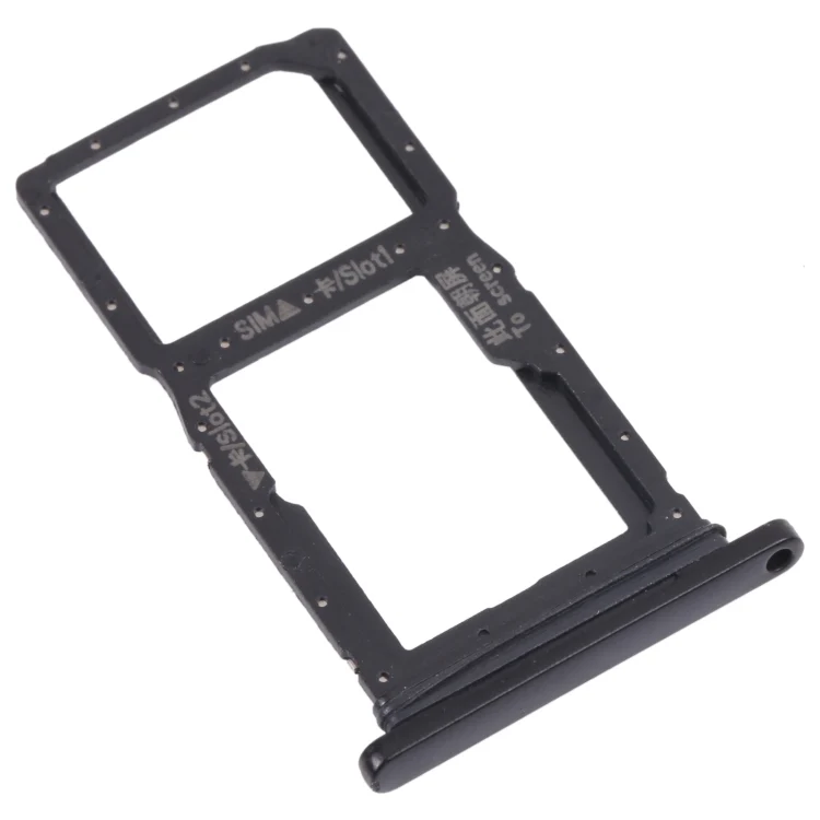 SIM Card Tray + SIM Card Tray / Micro SD Card Tray for Honor 9X (Black) - Image 2