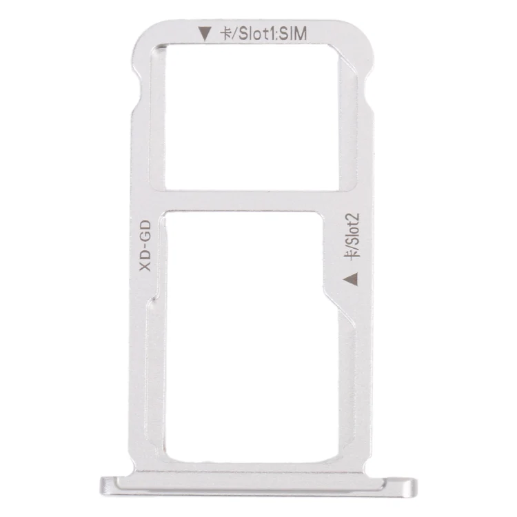 SIM Card Tray + SIM Card Tray / Micro SD Card Tray for Honor Mate 9 Lite (Silver)