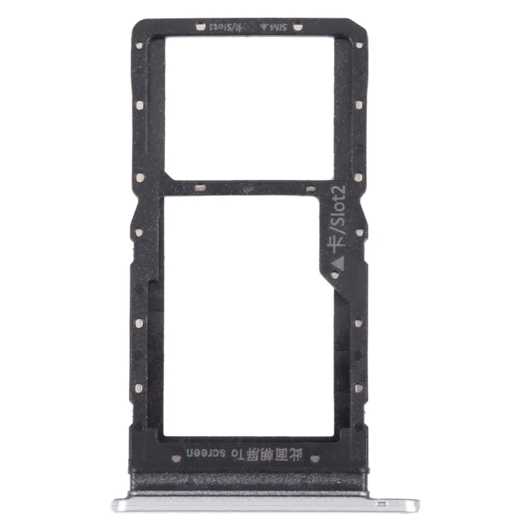 SIM Card Tray + SIM Card Tray / Micro SD Card Tray for Honor Play 20 (Silver)