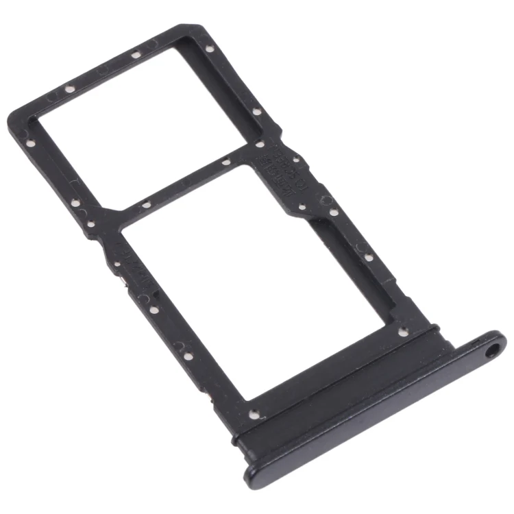 SIM Card Tray + SIM Card Tray / Micro SD Card Tray for Honor Play 30 Plus(Black) - Image 2
