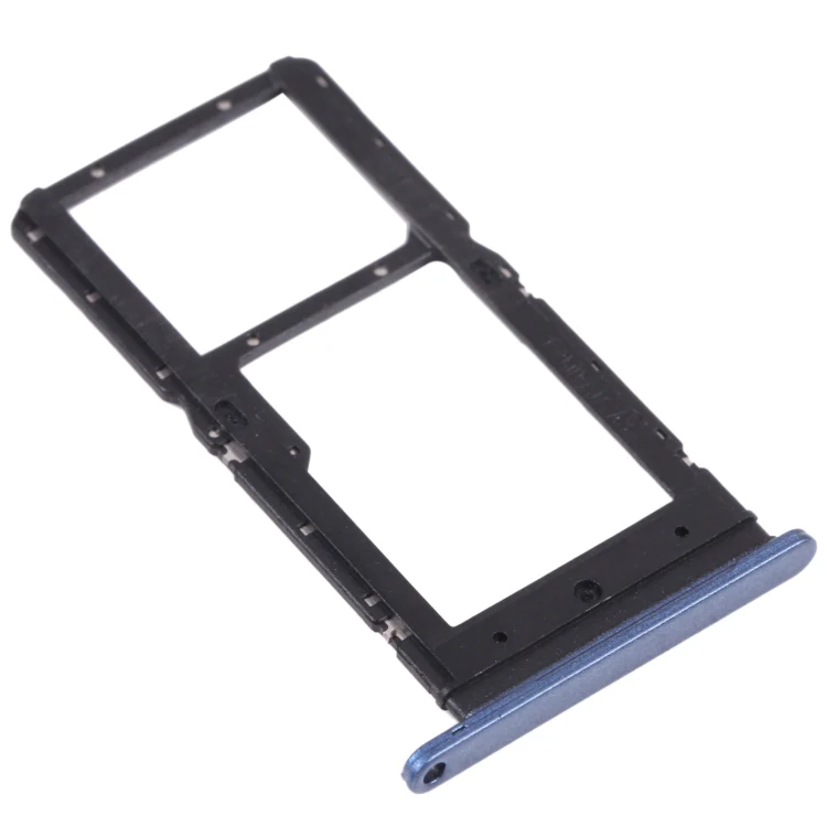 SIM Card Tray + SIM Card Tray / Micro SD Card Tray for Honor play 5T (Blue) - Image 3