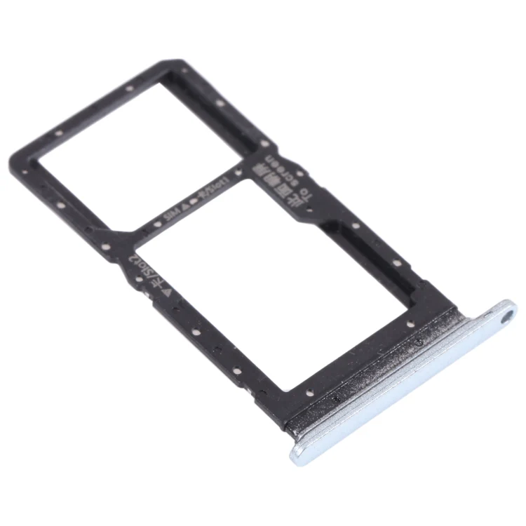 SIM Card Tray + SIM Card Tray / Micro SD Card Tray for Honor play 5T (Green) - Image 2